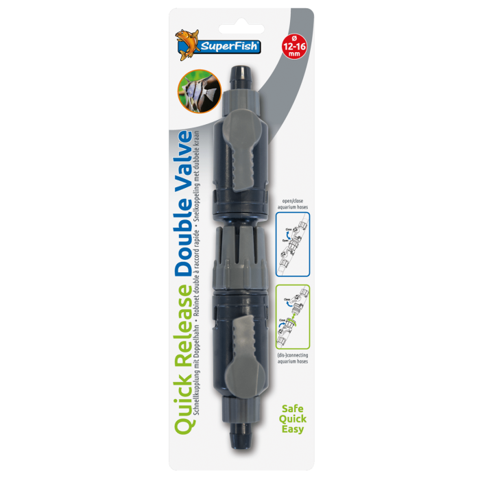 Подвійний швидкознімний клапан SF QUICK RELEASE DOUBLE VALVE 12/16 MM (A8060130)