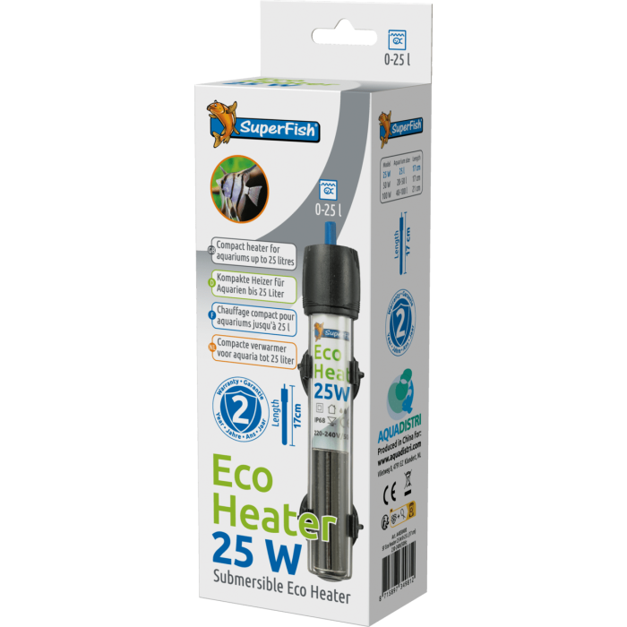 Обігрівач для акваріума SF ECO HEATER 25W 0-25L (17 CM) (A4030400)