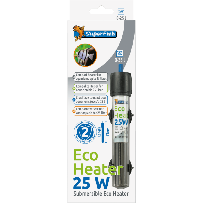 Обігрівач для акваріума SF ECO HEATER 25W 0-25L (17 CM) (A4030400)