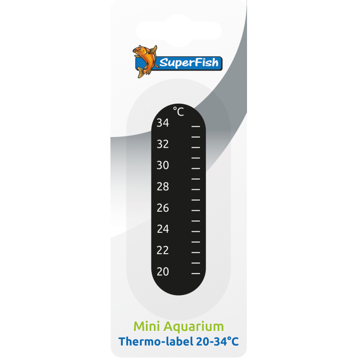 Термометр-наклейка акваріумний SF AQUARIUM THERMO LABEL 20-34°C (A4060504)