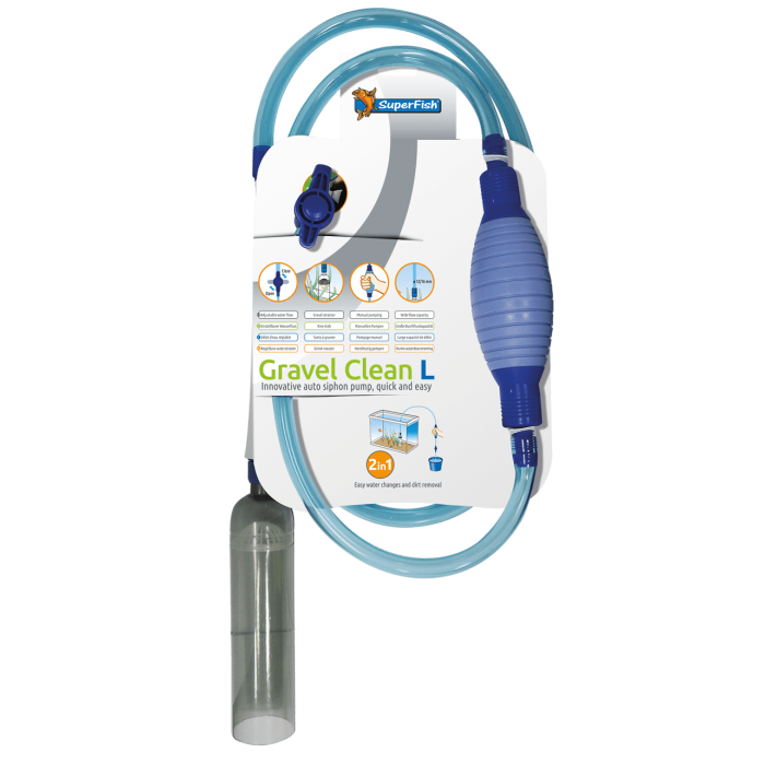 Сифон для грунту SUPERFISH GRAVEL CLEAN L (A4040010)