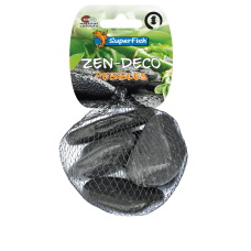Прикраси для акваріума SF ZEN PEBBLE MEDIUM BLACK 450 GRAM (A8050265)