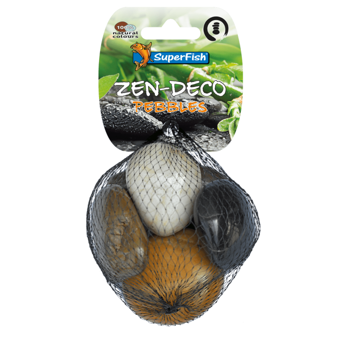 Прикраси для акваріума SF ZEN PEBBLE MEDIUM MIX 450 GRAM (A8050270)