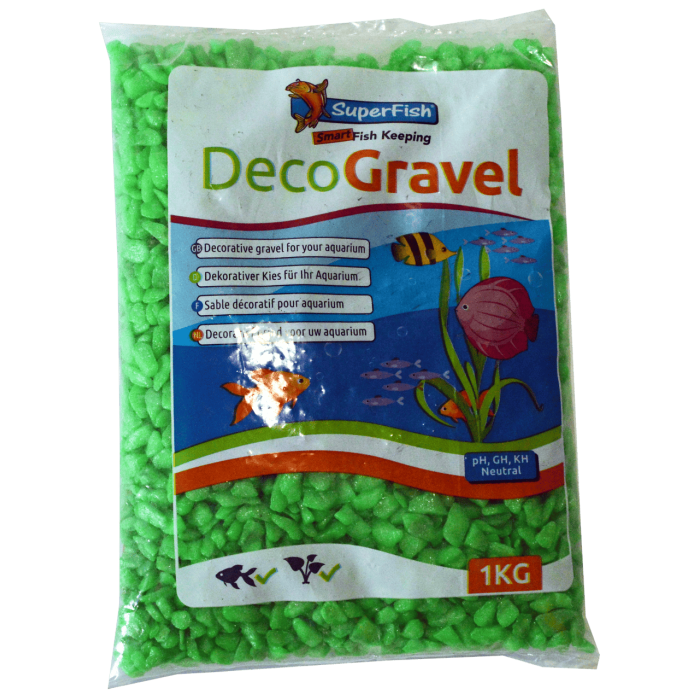 Декоративний гравій SF DECO GRAVEL NEON GREEN 1 KG (A8050010)