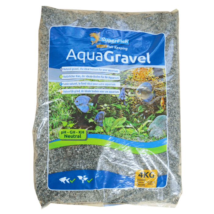 Акваріумний гравій SF AQUA GRAVEL GREY 1-2 MM 4 KG (A8050145)