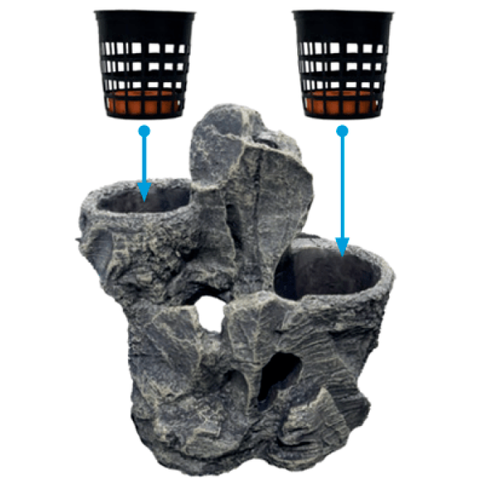 Декорація для акваріума SF SCAPERS ROCK PLANTY L (A4040670)