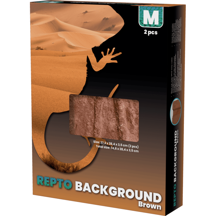 REPTO BACKGROUND BROWN 76X30X30 (R1100725) задній фон для тераріуму