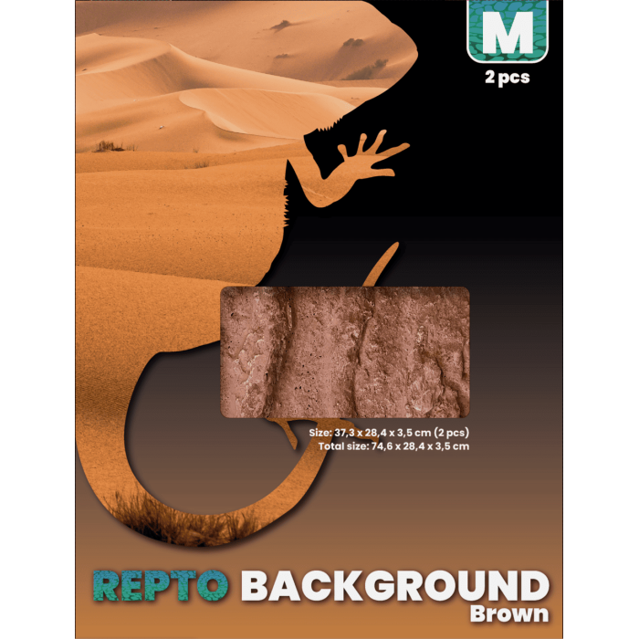 REPTO BACKGROUND BROWN 76X30X30 (R1100725) задній фон для тераріуму