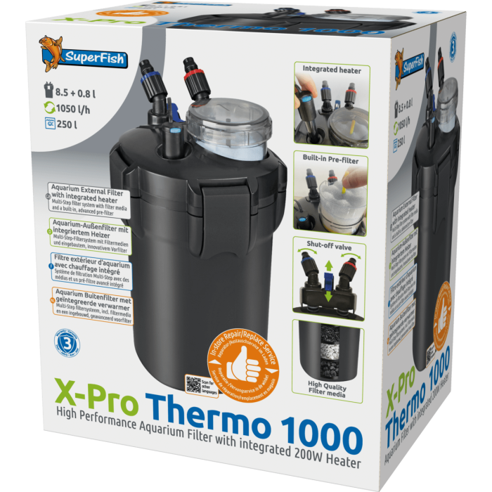 Зовнішній фільтр SF X PRO THERMO 1000 (N7031705) з нагрівачем