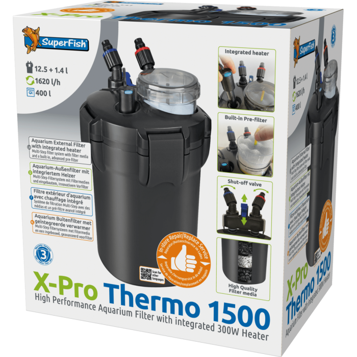 Зовнішній фільтр SF X PRO THERMO 1500 (N7031710) з нагрівачем