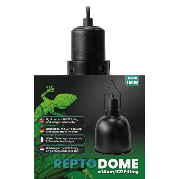 REPTO DOME E27 FITTING 14CM BLACK (R2300010) світильник для тераріума