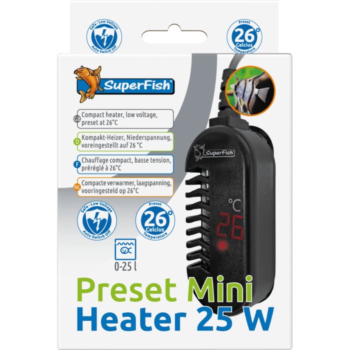 Обігрівач для акваріума Preset Mini Heater 25 Watt (A4030140)
