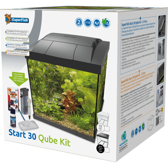 Акваріумний комплект - SF START QUBE 30 KIT BLACK (A4052350)