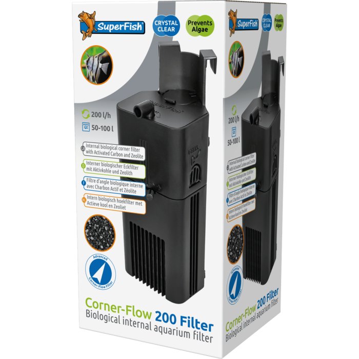 Внутрішній фільтр - SF CORNERFLOW 200 FILTER 200 L/H BLACK (A7031215)
