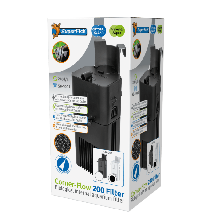 Внутрішній фільтр - SF CORNERFLOW 200 FILTER 200 L/H WHITE (A7031225)