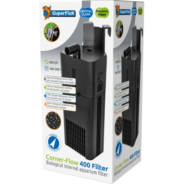 Внутрішній фільтр - SF CORNERFLOW 400 FILTER 400 L/H BLACK (A7031220)