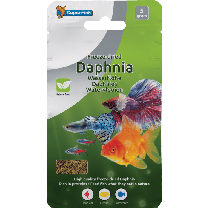 Сублімований корм для риб SF FREEZE DRIED DAPHNIA 5 GRAM (A3040005)