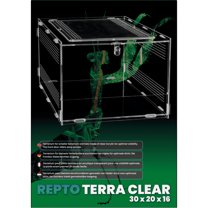 Тераріум REPTO TERRA CLEAR 30X20X15,5 (R1100770)
