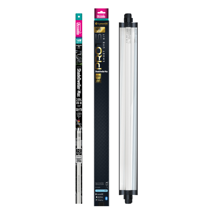 LUMENIZE PRO T5 UVB MAX KIT SHADEDWELLER 2.5% UVB 14 WATT (R2200045) ультрафіолетова лампа для рептилій