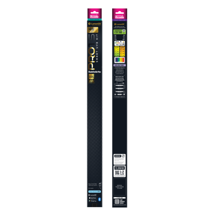 LUMENIZE PRO T5 UVB MAX KIT SHADEDWELLER 2.5% UVB 14 WATT (R2200045) ультрафіолетова лампа для рептилій