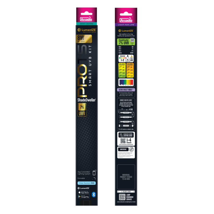 LUMENIZE PRO T5 UVB KIT SHADEDWELLER 7% UVB 8 WATT (R2200050) ультрафіолетова лампа для рептилій