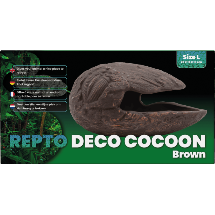 Декорація для акваріума REPTO DECO COCOON BROWN L (R5100320)