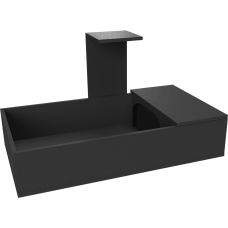 Стіл для черепах HABISTAT TORTOISE TABLE BLACK WOOD L109 X D61 X H63CM (R1100030)