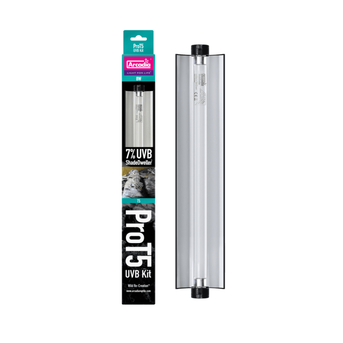 ARCADIA PRO T5 UVB KIT SHADEDWELLER 7% UVB 8 WATT (R2100350) ультрафіолетова лампа для рептилій