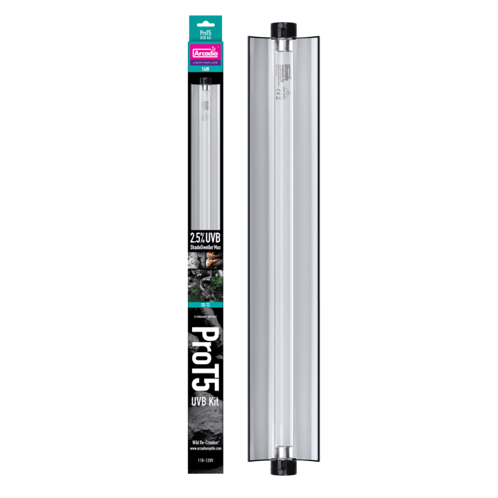 ARCADIA PRO T5 UVB MAX KIT SHADEDWELLER 2.5% UVB 14 WATT (R2100295) ультрафіолетова лампа для рептилій
