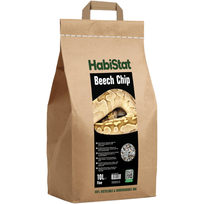 HABISTAT BEECH CHIP SUBSTRATE COARSE 10 LITRES (R4100010) субстрат для тераріума
