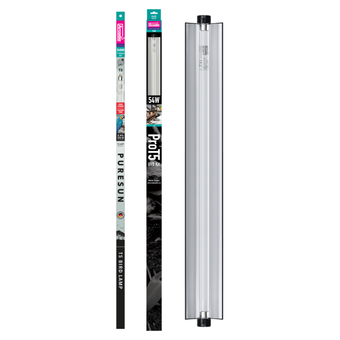 ARCADIA PRO T5 UVB KIT BIRD 2.4% UV-B 54 WATT (R2100010) лампа для птахів