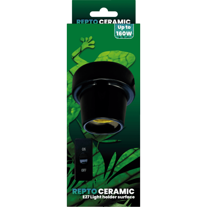 REPTO CERAMIC E27 LIGHT HOLDER SURFACE (R2300007) керамічний патрон для тераріума
