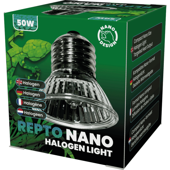 REPTO NANO HALOGEN LIGHT 50 WATT (R3100087) галогенна нано лампа для рептилій