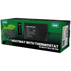 REPTO HEAT MAT WITH THERMOSTAT 16 WATT 30X20 CM (R3100360) нагрівальний мат з термостатом