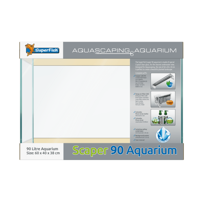Купити SuperFish Scaper 90 — професійний акваріумний набір 90 л для травника