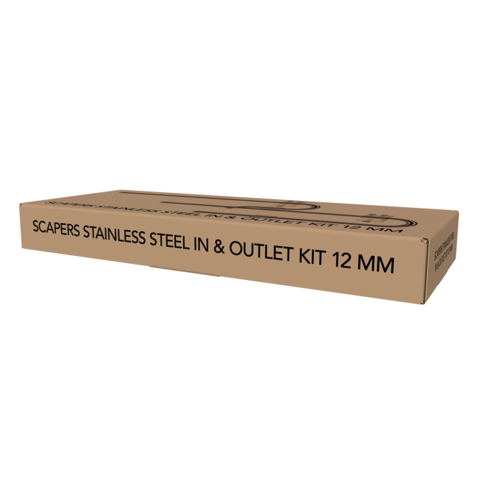 Набір трубок до фільтра SCAPE STAINLESS INOUTLET KIT 12MM