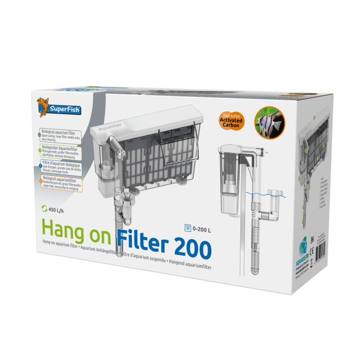 Купити каскадний фільтр Hang On Filter 200 для акваріума до 200 л