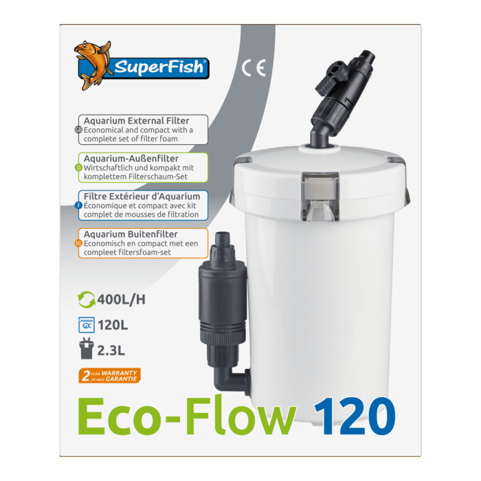 Купити зовнішній фільтр SUPERFISH ECO FLOW 120 для акваріума