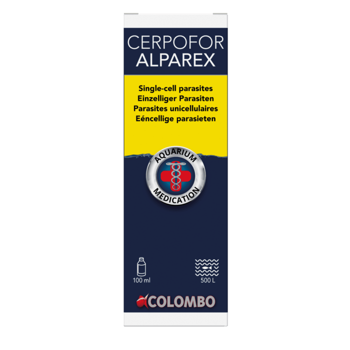 Засіб проти іхтіофтиріозу  та інших інфузорій CERPOFOR ALPAREX 100 ML-500 L