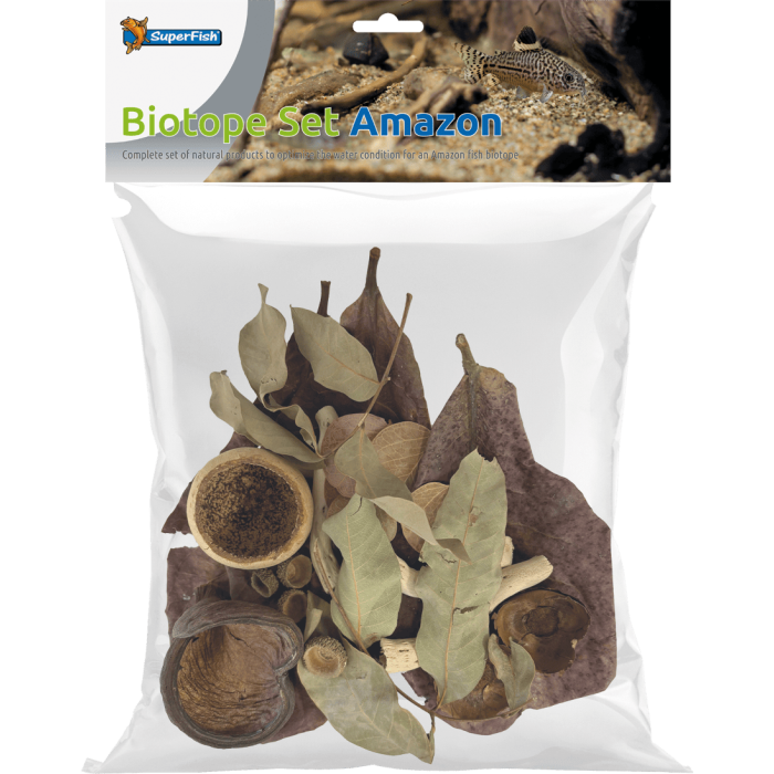 Купить листья катаппы BIOTOPE SET AMAZONE — для аквариумного биотопа Амазонии.
