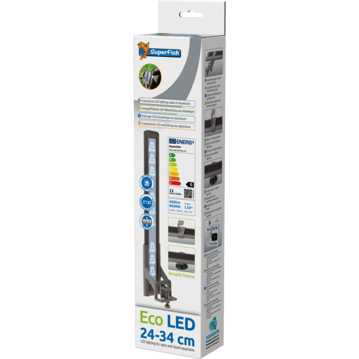 Купити акваріумний світильник ECO LED 24–34 CM/11W