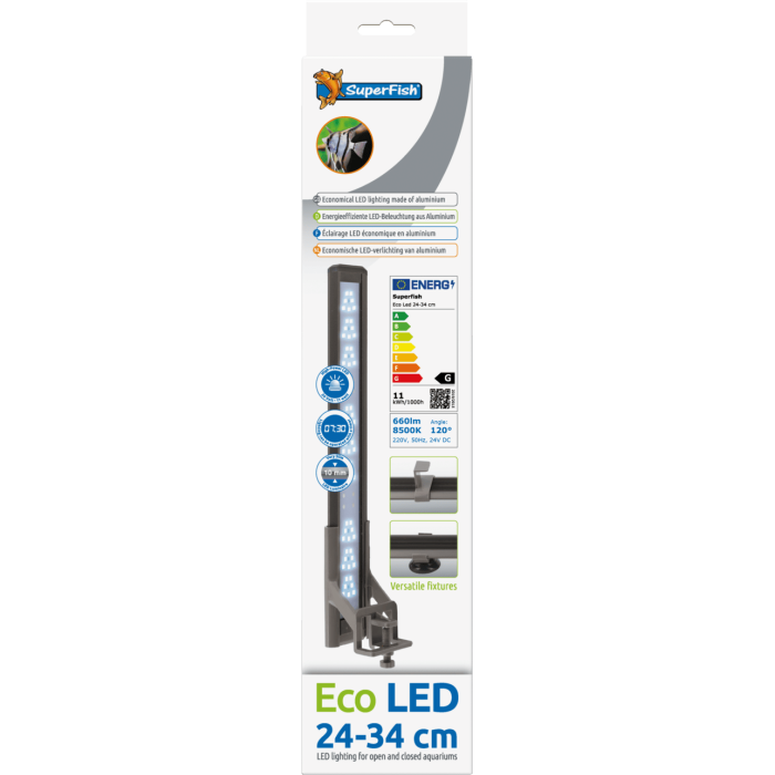 Купити акваріумний світильник ECO LED 24–34 CM/11W