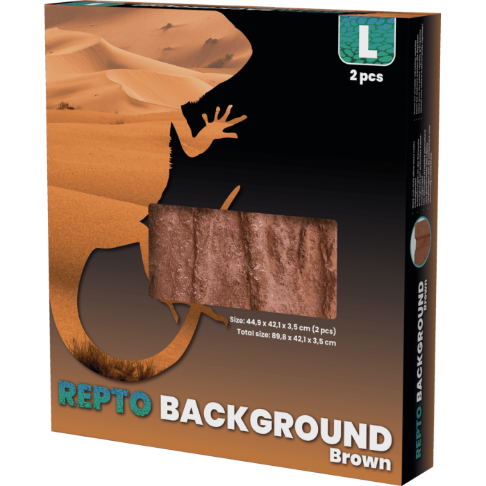 REPTO BACKGROUND BROWN 91X46X46 (R1100730) задній фон для тераріуму