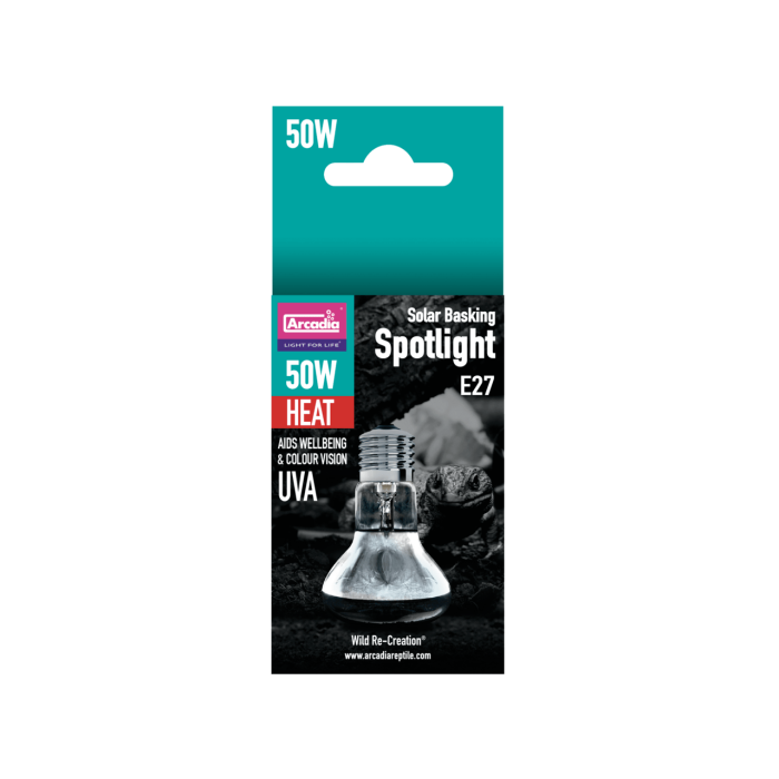 Купить ARCADIA SOLAR BASKING SPOTLIGHT 50W – светло-тепловая лампа для рептилий