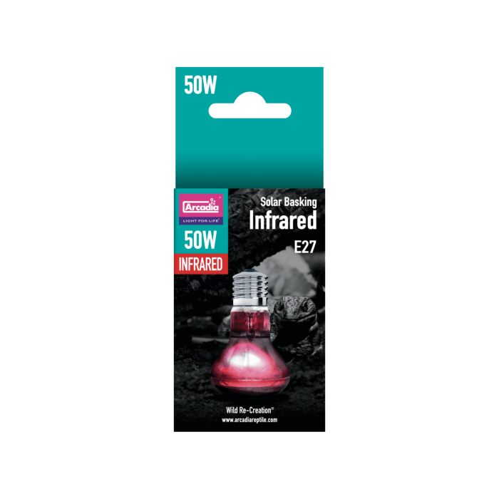 Купити ARCADIA INFRARED BASKING SPOT 50W – інфрачервона лампа для рептилій
