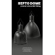 Купити REPTO DOME E27 21CM BLACK – світильник для тераріуму з керамічним патроном