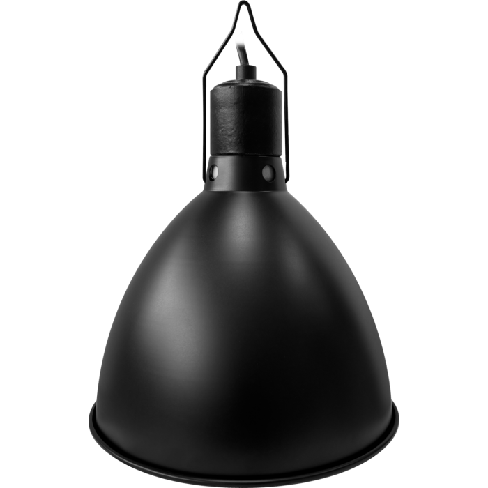 Купити REPTO DOME E27 21CM BLACK – світильник для тераріуму з керамічним патроном